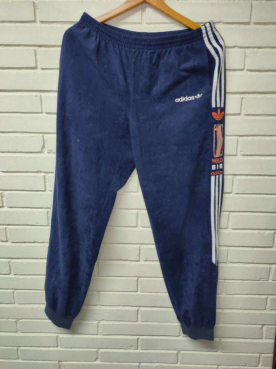 Pantalon Adidas One World Azul Marino Talla M L lote751vintage