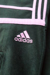 Pantalón Adidas Challenger Gris Oscuro - Bandas Rosa - Talla S