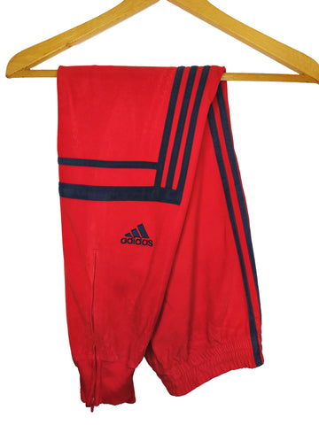 Pantalón Adidas Challenger - Rojo franjas azul marino - Talla M